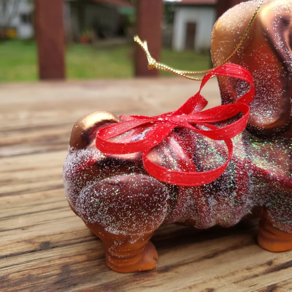 Z Gallerie glass dachshund